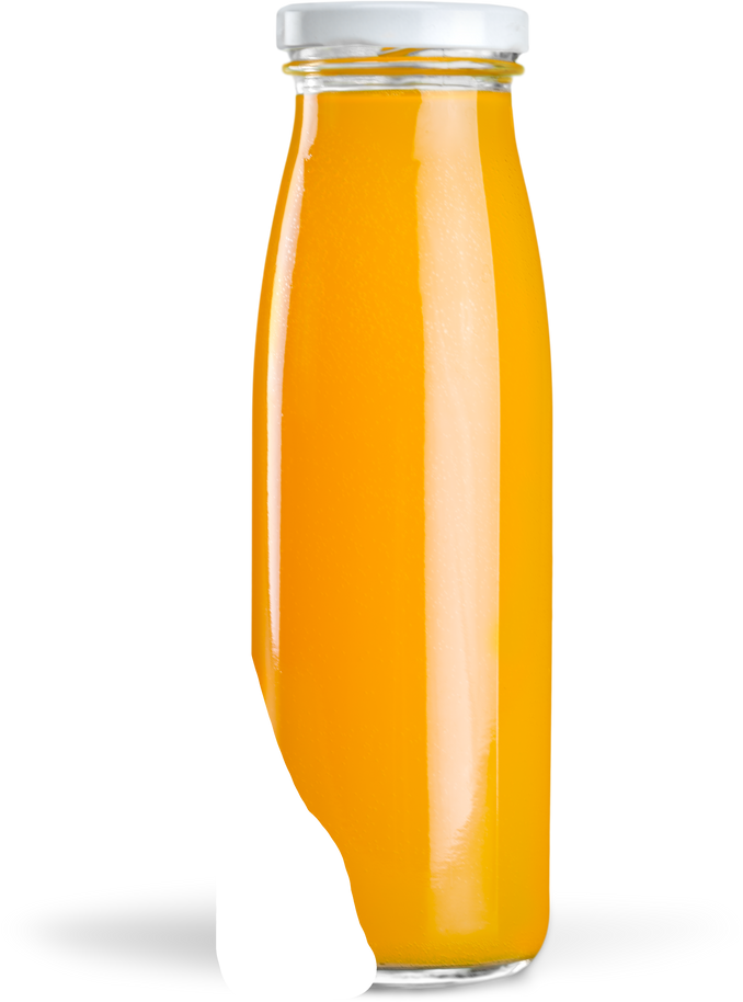 Health Orange Juice in Bottle